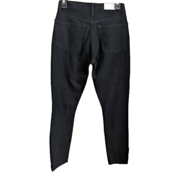 RE DONE Originals Ankle Crop Button Fly Jeans NWOT - Picture 2 of 3